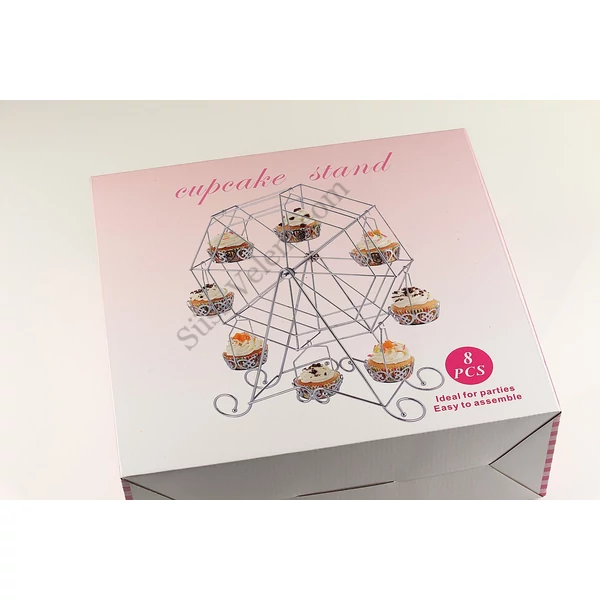 Óriáskerék alakú muffin állvány