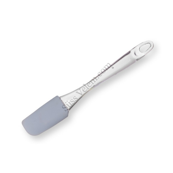 Pasztell színű műanyag átlátszó nyelű szilikon spatula
