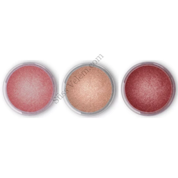 Ehető csillámpor válogatás (Pink Flamingó, Pezsgő Rózsaszín, Bíborvörös)
