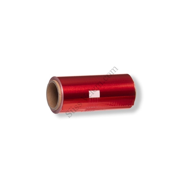Piros 50 m-es alufólia szaloncukor csomagoló, bonbon csomagoló