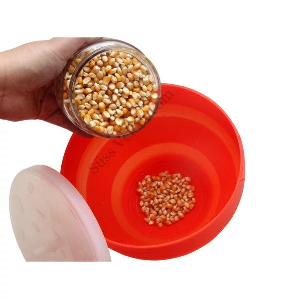 Popcorn készítő mikrohullámú sütőhöz piros Beper