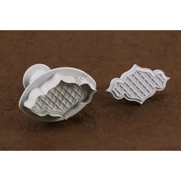 Rácsmintás rugós fondant kiszúró