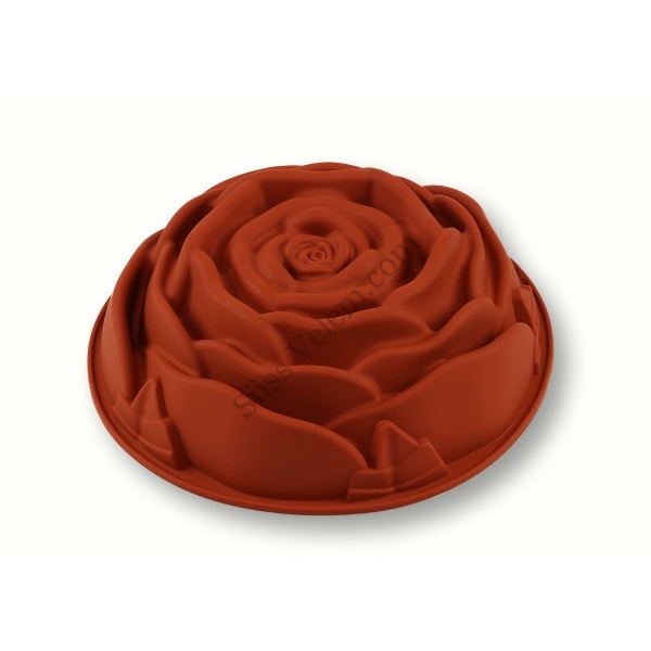 Rózsa alakú szilikon tortaforma
