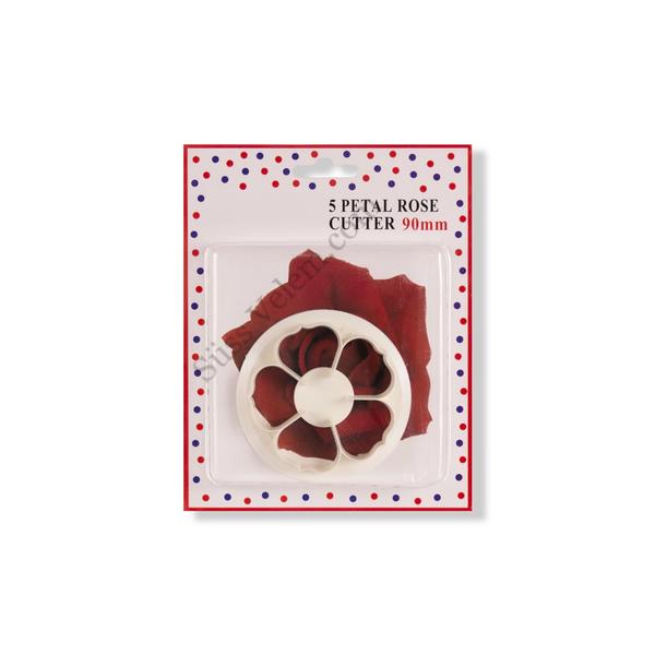 Rózsa készítő marcipán és fondant kiszúró