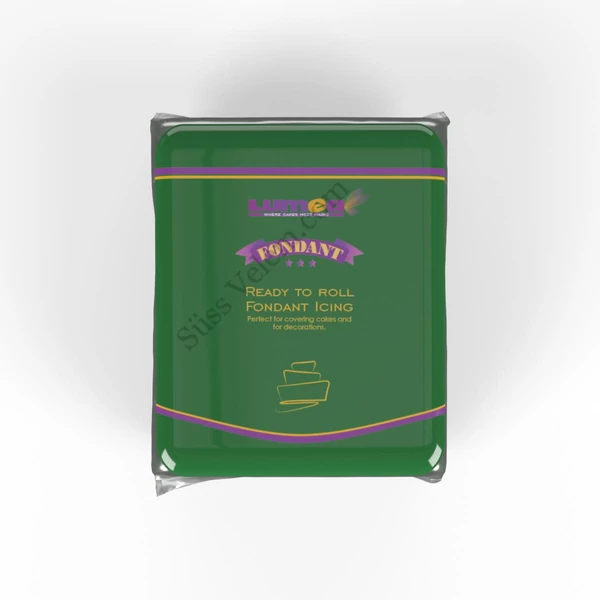 Sötétzöld Lumea fondant massza 250 g