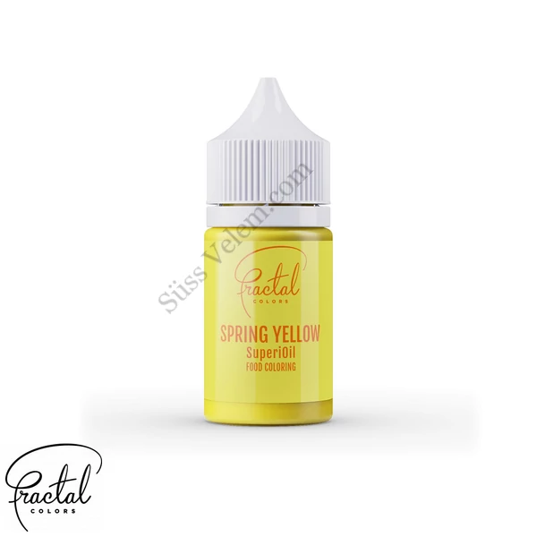 Spring yellowFractal SuperiOil olajbázisú ételfesték 30 g