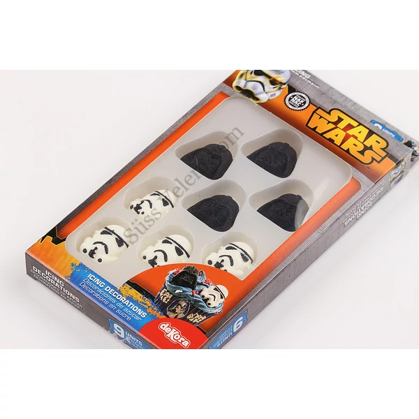 Star Wars cukordíszek tortára, muffinra