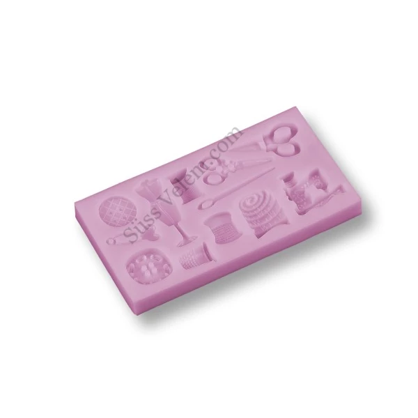 Szabás varrás szilikon fondant forma