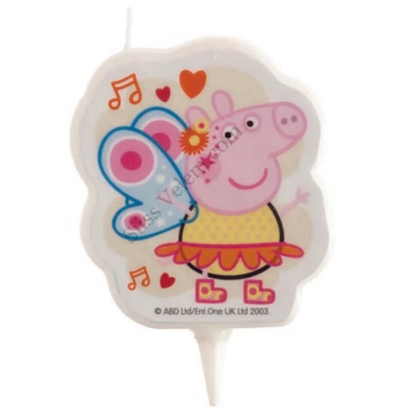 Szárnyas Peppa tortagyertya