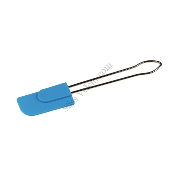 Szilikon spatula fém nyéllel kis méretű