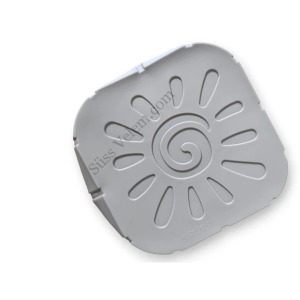 Szögletes szilikon Air Fryer sütőforma (17*17cm, 4,5 cm magas)