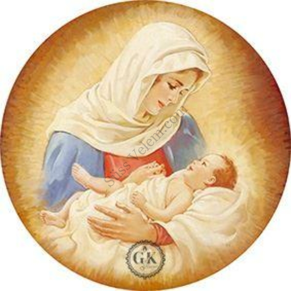 Szűz Mária gyermekével tortaostya