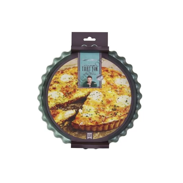 Tapadásmentes 25 cm-es kivehető aljú Jamie Oliver piteforma