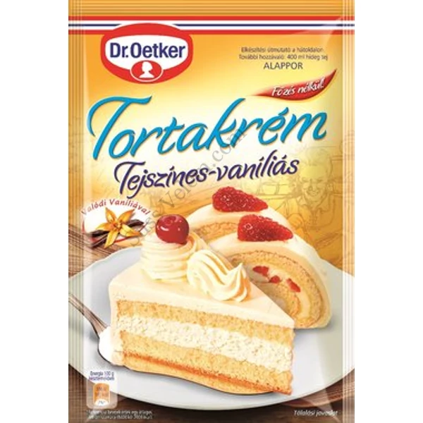 Tejszínes vaníliás Dr Oetker tortakrém 130g