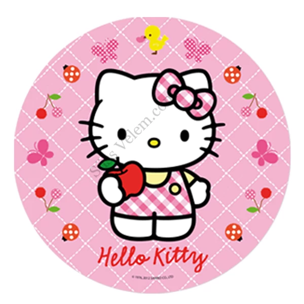 Hello Kitty cseresznyés tortaostya 20 cm kerek