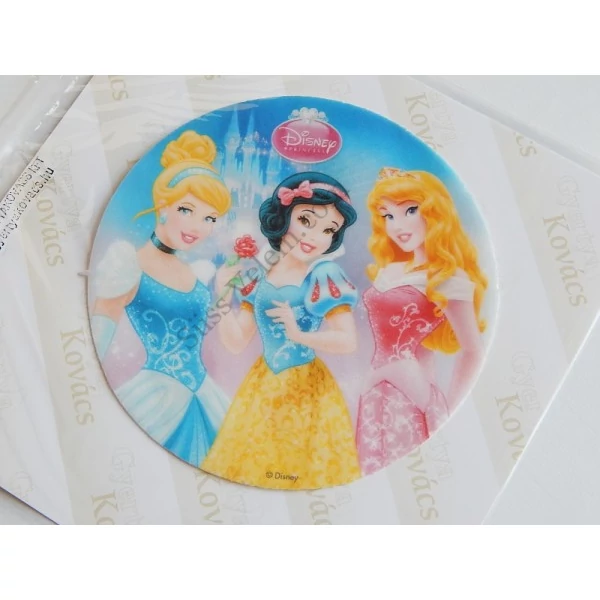 3 hercegnő palota háttérrel tortaostya 20 cm