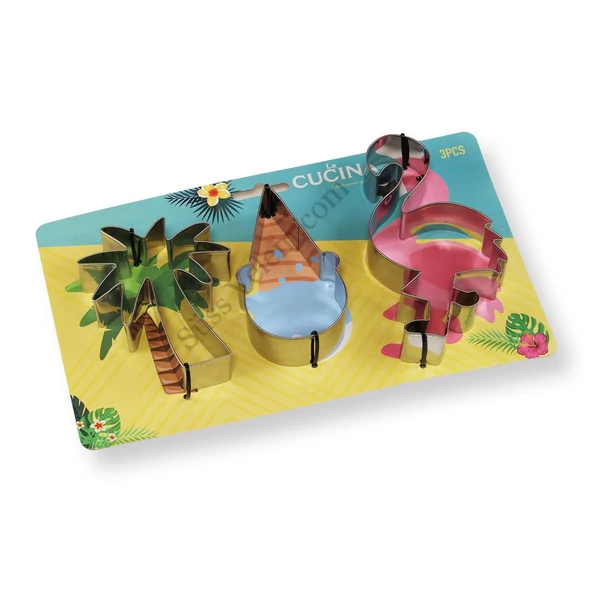 Tropical nagy méretű sütikiszúró készlet
