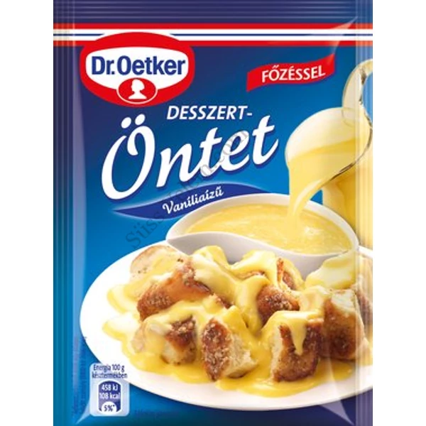 Vanília ízű Dr Oetker desszertöntet 35g