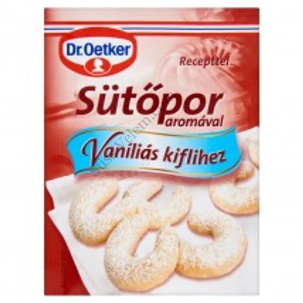 Vanílíás kiflihez aromás Dr Oetker sütőpor 15g