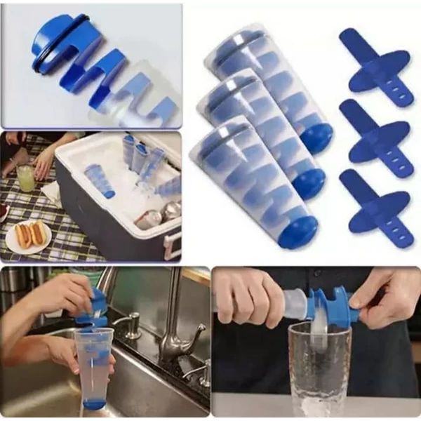Jégkockakészítő, jégkrém forma, 2 az 1-ben jégkrémkészítő