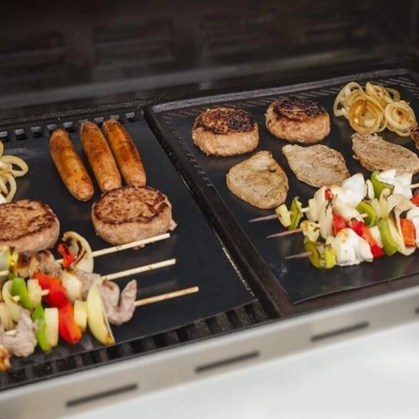 Grill sütőlap, grill alátét (tapadásmentes) 3 db
