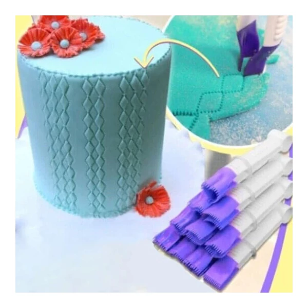 Tortaformázó készlet, Fondant formázó csipesz készlet (10 db)
