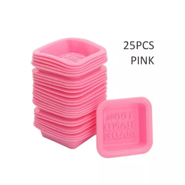 Szilikon szappanforma rózsaszín