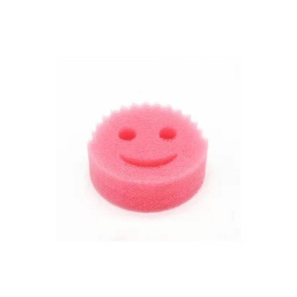 Smiley mosogatószivacs - Rózsaszín