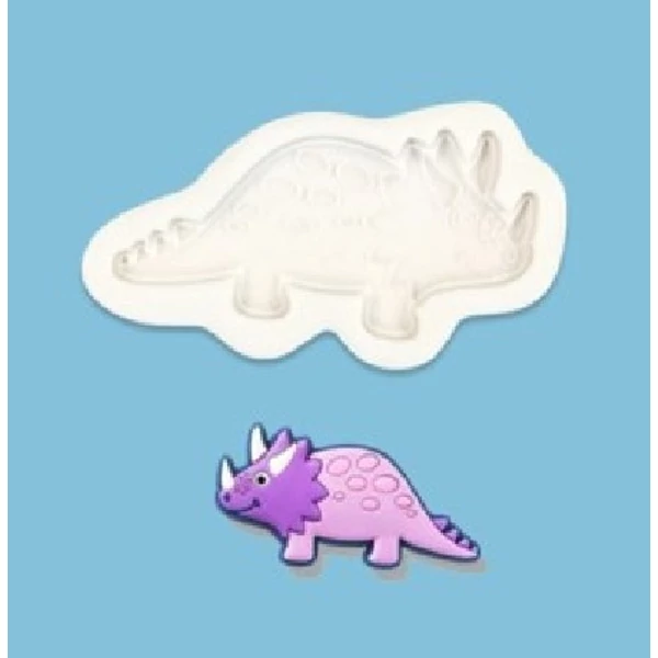 Triceratops dinó szilikon fondant forma