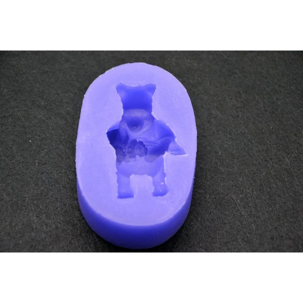 Maci virágcsokorral fondant szilikon forma