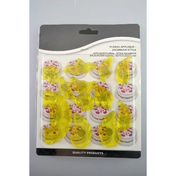 MARCIPÁN/FONDANT MINTÁZÓ TÖBBRÉSZES MŰA. VIRÁGOS ORNAMENTIKA