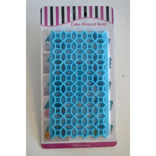 Geometrikus körök fondant mintázó rács