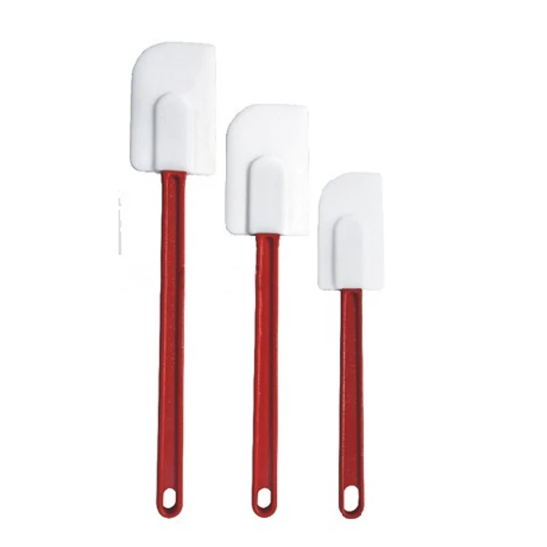 Szilikon spatula 25 cm – Műanyag nyél, cukrászati eszköz krémekhez