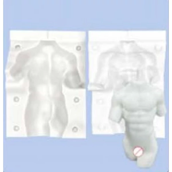 Férfi Test Szilikon Öntőforma - 10 cm, Fondant Díszítő Forma