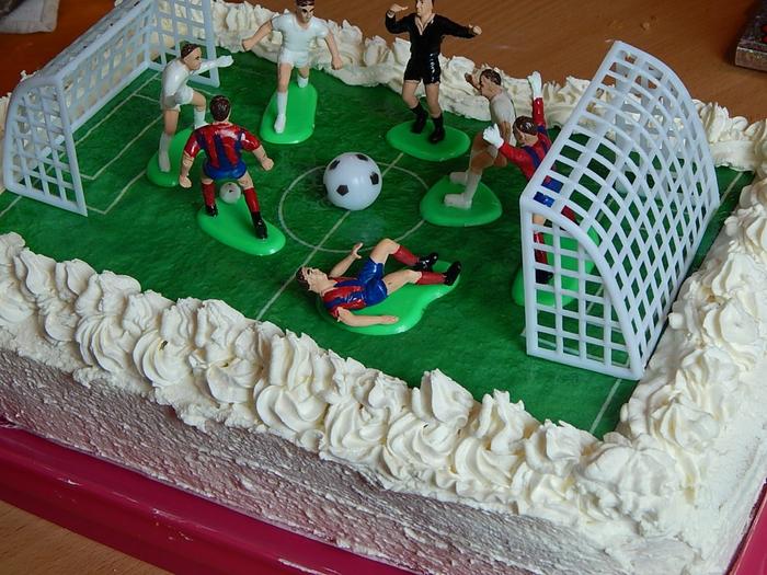 Focipálya torta