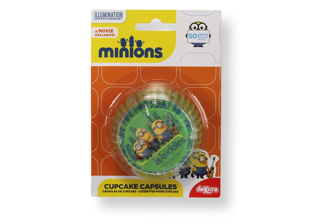 Muffin papír Minions mintás 50 db Süss